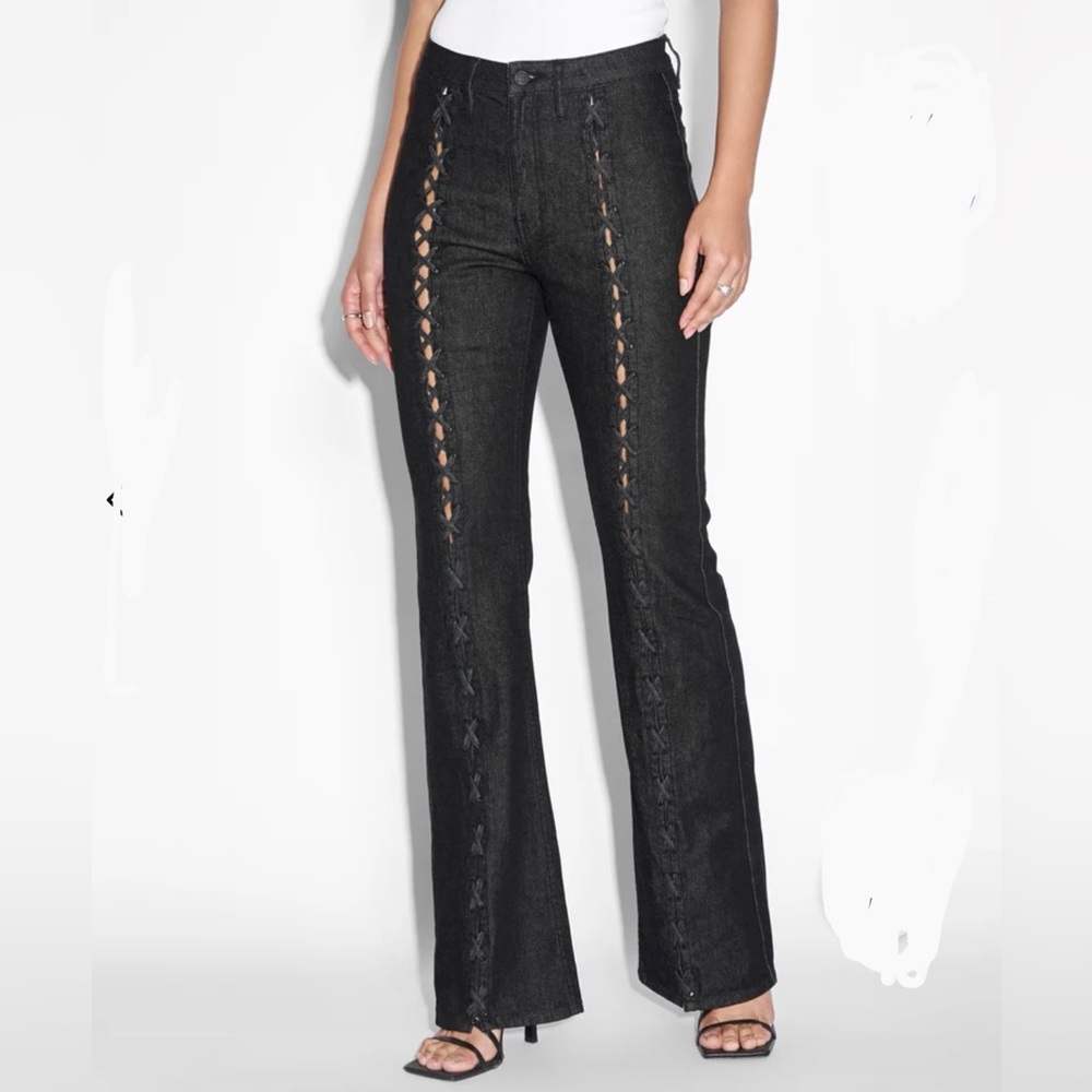 Ksubi the soho ebony laced jean 25 nwt
